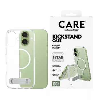 Vāciņš PanzerGlass CARE by Feature Caurspīdīgs ar Statīvu un MagSafe iPhone 17