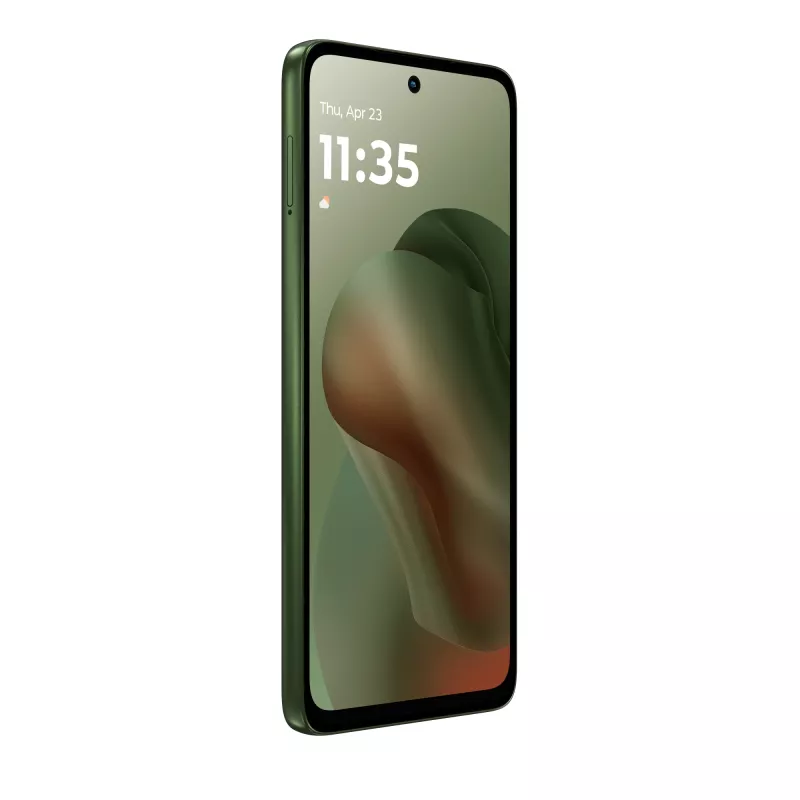 Motorola moto g56 5G 17,1 cm (6,72 collu) viedtālrunis, Dual SIM (nano-SIM + eSIM), Android 15, USB-C, 8 GB, 256 GB, 5200 mAh, 120 Hz, IP68/IP69, Dill Green