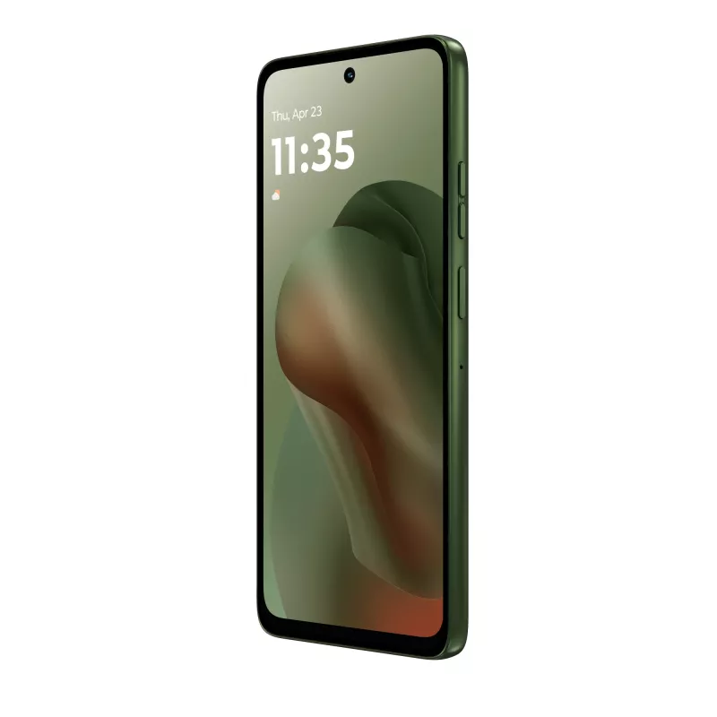 Motorola moto g56 5G 17,1 cm (6,72 collu) viedtālrunis, Dual SIM (nano-SIM + eSIM), Android 15, USB-C, 8 GB, 256 GB, 5200 mAh, 120 Hz, IP68/IP69, Dill Green