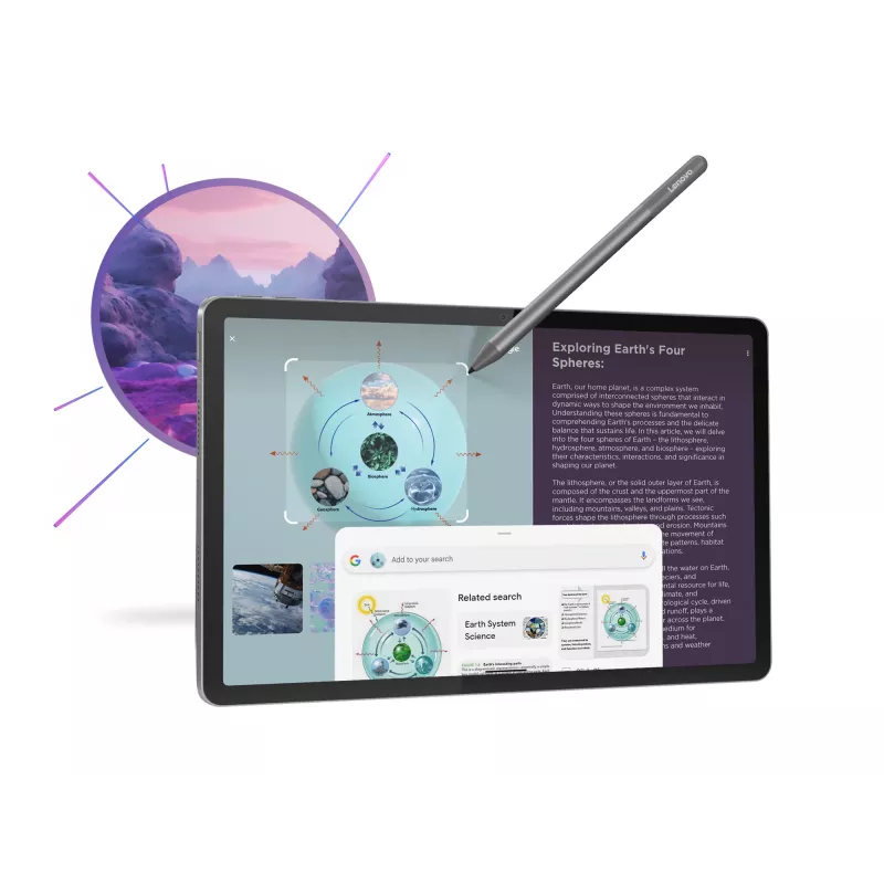 Lenovo Idea Tab Mediatek 128 GB 27.9 cm (11 collas) 8 GB Wi-Fi 5 (802.11ac) Android 15 Pelēks
