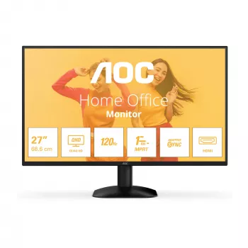 AOC B3 Q27B35S3 datora monitors 68.6 cm (27 collas) 2560 x 1440 pikseļi Quad HD LED Melns