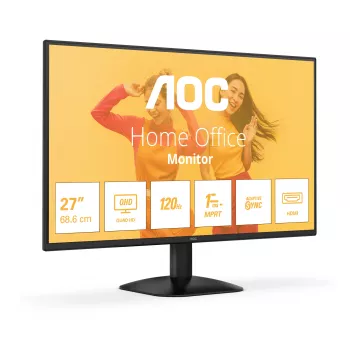 AOC B3 Q27B35S3 datora monitors 68.6 cm (27 collas) 2560 x 1440 pikseļi Quad HD LED Melns