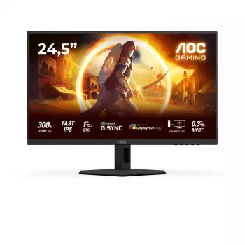 AOC G4 25G4SRE datora monitors 62.2 cm (24.5 inch) 1920 x 1080 pikseļi Full HD LED Melns, Sarkans