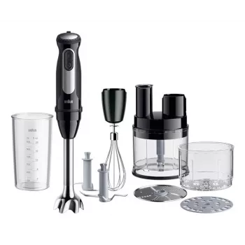 Braun MultiQuick 5 Pro MQ 55755 M 0.6 L iegremdējamais blenderis 1000 W Melns