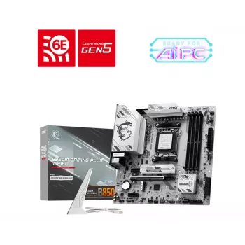 MSI B850M GAMING PLUS WIFI6E mātesplate AMD B850 Socket AM5 micro ATX