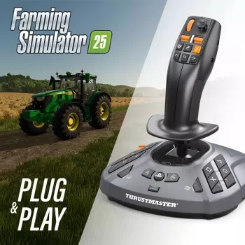 Thrustmaster SimTask FarmStick Melns Lidošanas Svira Analogā / Digitālā PC, PlayStation 5