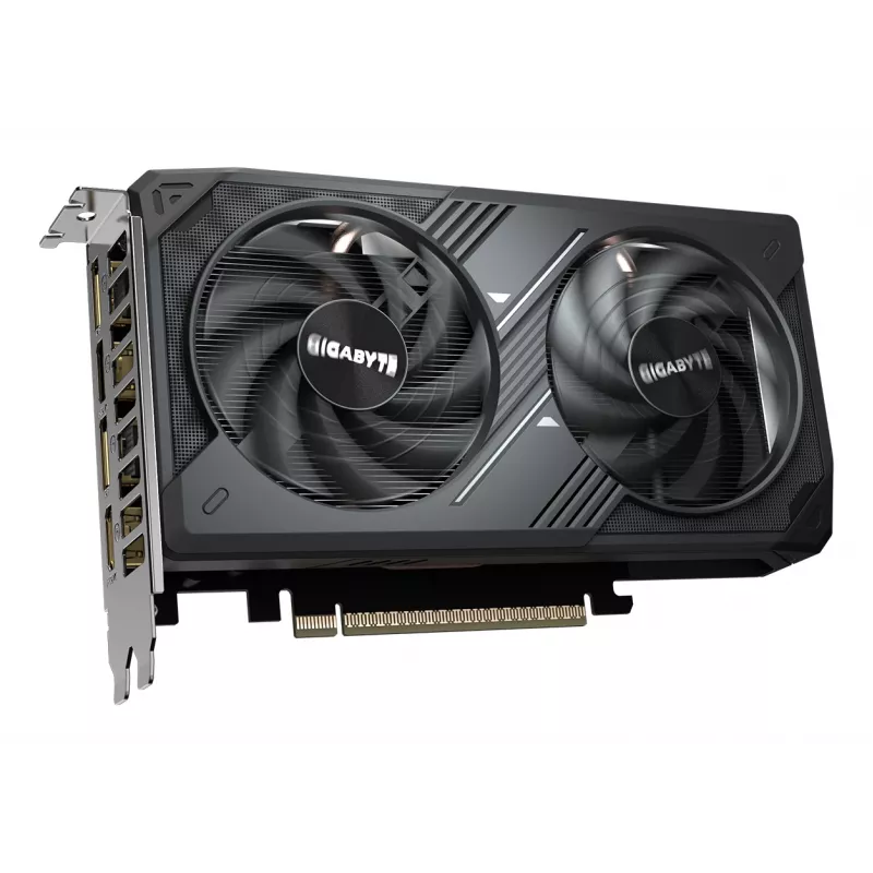 GIGABYTE GeForce RTX 5050 WINDFORCE OC 8G videokarte - 8GB GDDR6, 128 bitu, PCI-E 5.0, 2587 MHz kodola frekvence, 2 x DP, 2 x HDMI, NVIDIA DLSS 4, GV-N5050WF2OC-8GD
