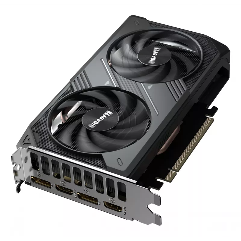 GIGABYTE GeForce RTX 5050 WINDFORCE OC 8G videokarte - 8GB GDDR6, 128 bitu, PCI-E 5.0, 2587 MHz kodola frekvence, 2 x DP, 2 x HDMI, NVIDIA DLSS 4, GV-N5050WF2OC-8GD