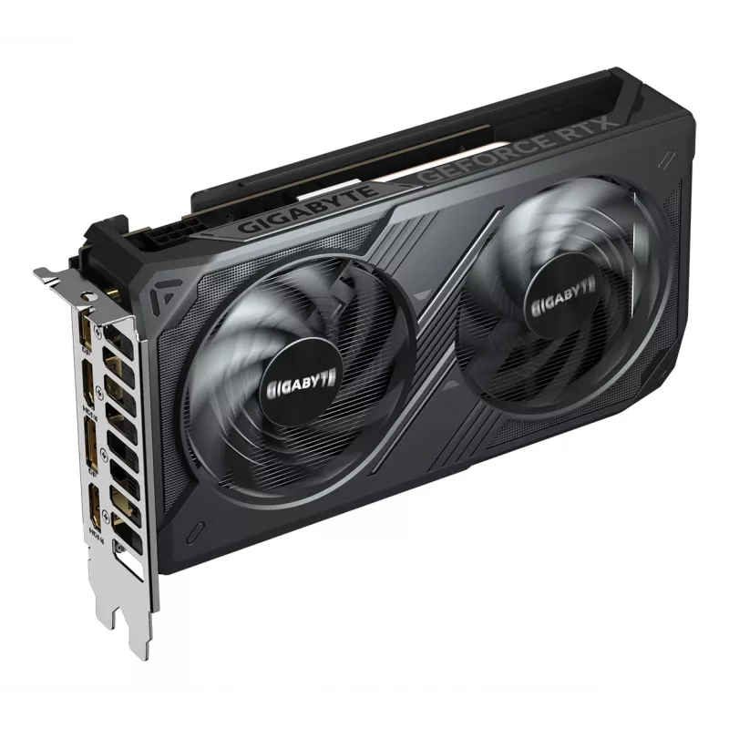 GIGABYTE GeForce RTX 5050 WINDFORCE OC 8G videokarte - 8GB GDDR6, 128 bitu, PCI-E 5.0, 2587 MHz kodola frekvence, 2 x DP, 2 x HDMI, NVIDIA DLSS 4, GV-N5050WF2OC-8GD