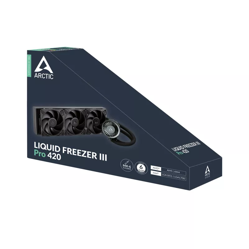 ARCTIC Liquid Freezer III Pro 420 - Daudzkompatibils CPU ūdens dzesētājs