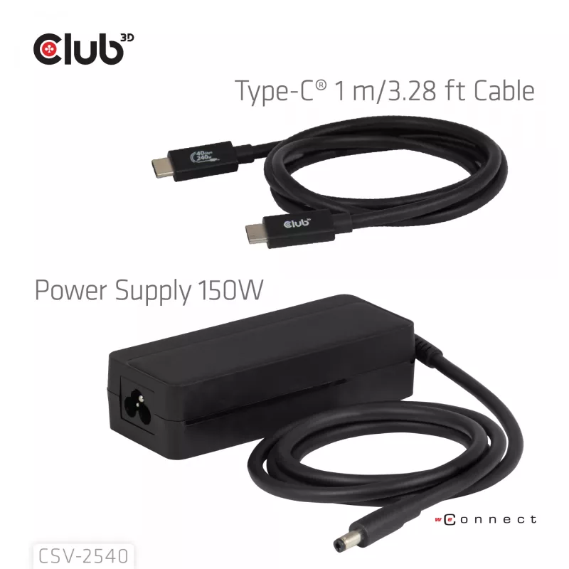 Docking stacija CLUB 3D 14-1 USB-C Quad Display ar 2× USB 2.0 portiem