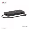 CLUB3D 9-1 Dual HDMI™ USB-C® Hubs ar PD3.0 100W