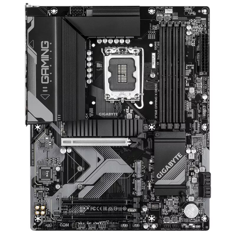 GIGABYTE B760 GAMING X GEN5 mātesplate - atbalsta 14. gen. Intel Core CPU, 8+1+1 fāžu VRM, līdz 5600MHz DDR5, 3xPCIe 4.0 M.2, 2.5 GbE LAN, USB 3.2 Gen 2