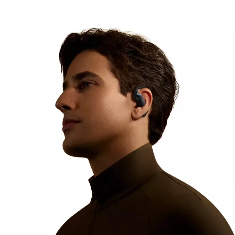 SHOKZ OpenFit 2+ Bezvadu Austiņas, Āķis aiz auss, Zvaniem/Mūzikai, Bluetooth, Melnas
