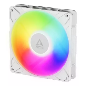 ARCTIC P14 Pro A-RGB (Balta) 140 mm A-RGB PWM Ventilators ar Kabeļa Sadalītāju