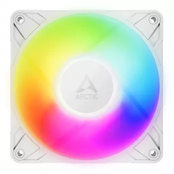 ARCTIC Freezer P12 Pro A-RGB (Balts) - 120 mm A-RGB PWM Ventilators ar Kabeļa Sadalītāju