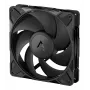 ARCTIC P14 Pro PST 140 mm PWM ventilators ar kabeļa sadalītāju, 14 cm, 400 RPM, 2500 RPM, 186 m³/h, Melns