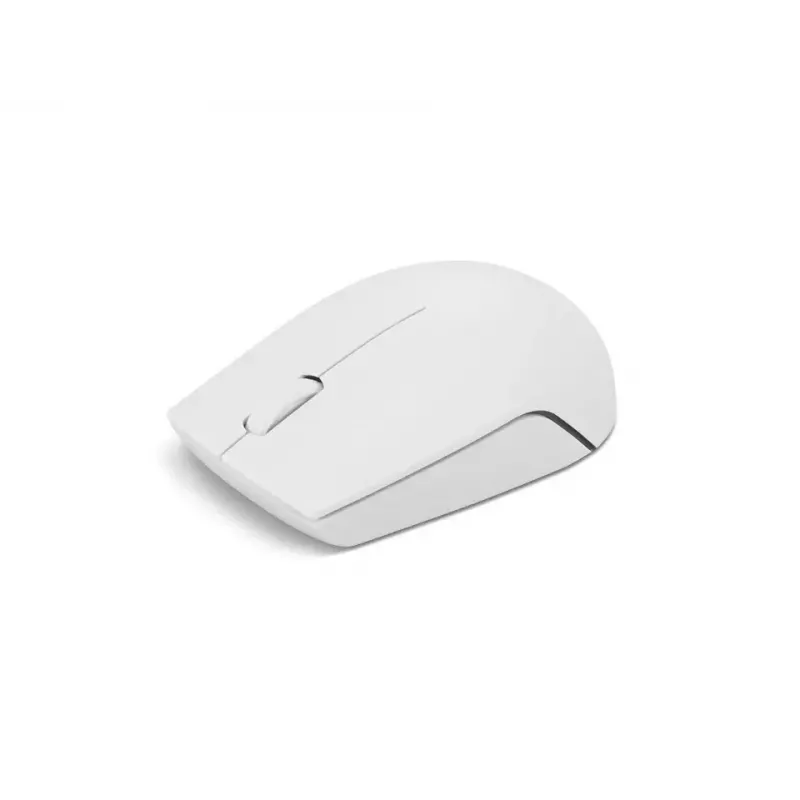 Bezvadu kompaktā pele Lenovo Compact Mouse ar bateriju — ambidekstrāla, 1000 DPI, RF bezvadu, 3 pogas, pelēka