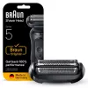 BRAUN Series 5 54 B skūšanās galviņa — 1 nomaiņas galviņa, melns nerūsējošais tērauds