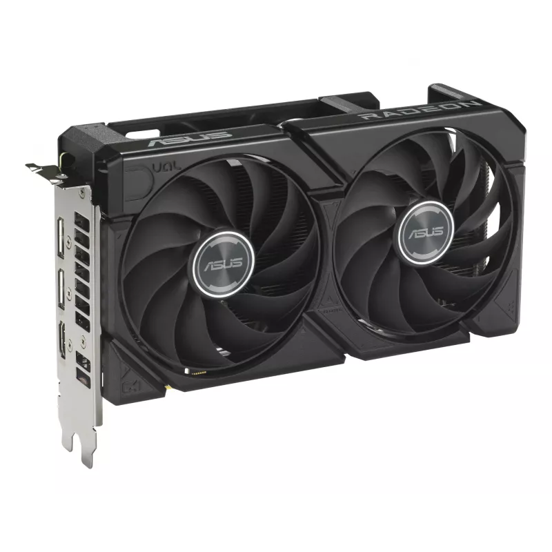 Grafikas karte ASUS Dual Radeon RX 9060 XT 16 GB GDDR6, 128-bit, PCIe 5.0, 2 ventilatori