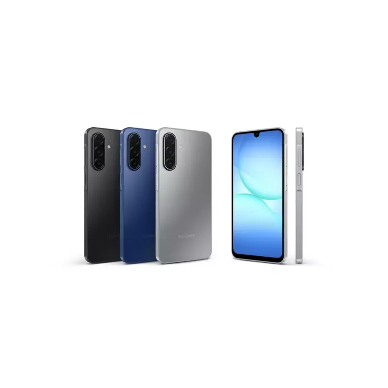 Samsung Galaxy A17 5G SM-A176B viedtālrunis 17 cm (6,7 collu) Super AMOLED 90 Hz, 4 GB RAM, 128 GB, Hybrid Dual SIM, 50 MP trīskāršā kamera, 5000 mAh, Android 15, pelēks