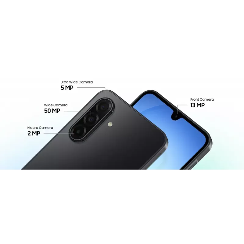 Samsung Galaxy A17 5G SM-A176B viedtālrunis 17 cm (6,7 collu) Super AMOLED 90 Hz, 4 GB RAM, 128 GB, Hybrid Dual SIM, 50 MP trīskāršā kamera, 5000 mAh, Android 15, pelēks