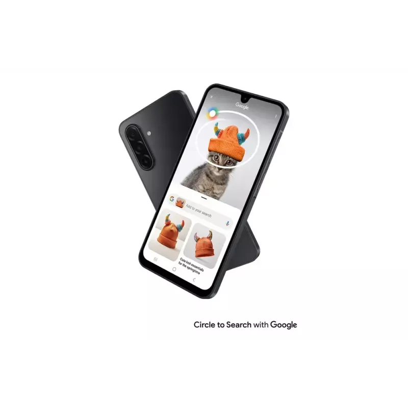Samsung Galaxy A17 5G SM-A176B viedtālrunis 17 cm (6,7 collu) Super AMOLED 90 Hz, 4 GB RAM, 128 GB, Hybrid Dual SIM, 50 MP trīskāršā kamera, 5000 mAh, Android 15, pelēks