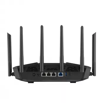 ASUS TUF Gaming BE9400 bezvadu maršrutētājs 2.5 Gigabit Ethernet Tri-band (2.4 GHz / 5 GHz / 6 GHz) Melns
