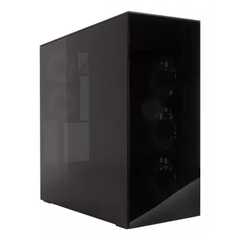 ARCTIC Xtender (Melns) Premium E-ATX PC korpuss, Midi Tower, PC, Melns, EATX, Metāls, Rūdīts stikls, Spēļu