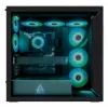 ARCTIC Xtender (Melns) Premium E-ATX PC korpuss, Midi Tower, PC, Melns, EATX, Metāls, Rūdīts stikls, Spēļu