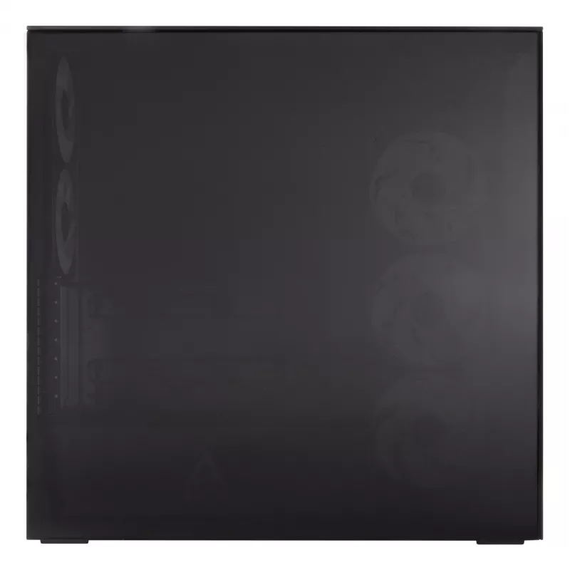 ARCTIC Xtender (Melns) Premium E-ATX PC korpuss, Midi Tower, PC, Melns, EATX, Metāls, Rūdīts stikls, Spēļu