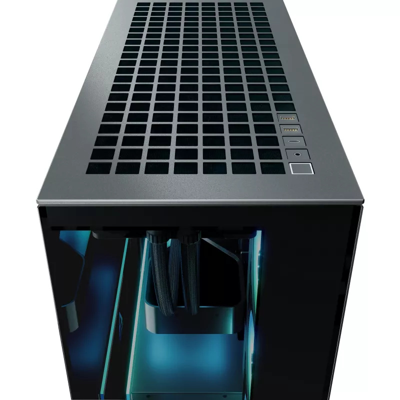 ARCTIC Xtender (Melns) Premium E-ATX PC korpuss, Midi Tower, PC, Melns, EATX, Metāls, Rūdīts stikls, Spēļu