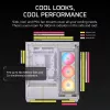 CORSAIR Midi Tower 3500X RS ARGB balts