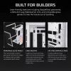 CORSAIR Midi Tower 3500X RS ARGB balts