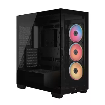 CORSAIR Midi Tower 3500X LX-R iCUE LINK Melns