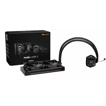 be quiet PURE LOOP 3 procesora šķidruma dzesētājs 12 cm Melns 1 gab.