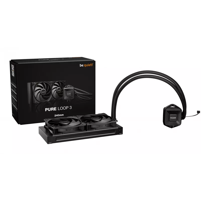 be quiet PURE LOOP 3 procesora šķidruma dzesētājs 12 cm Melns 1 gab.