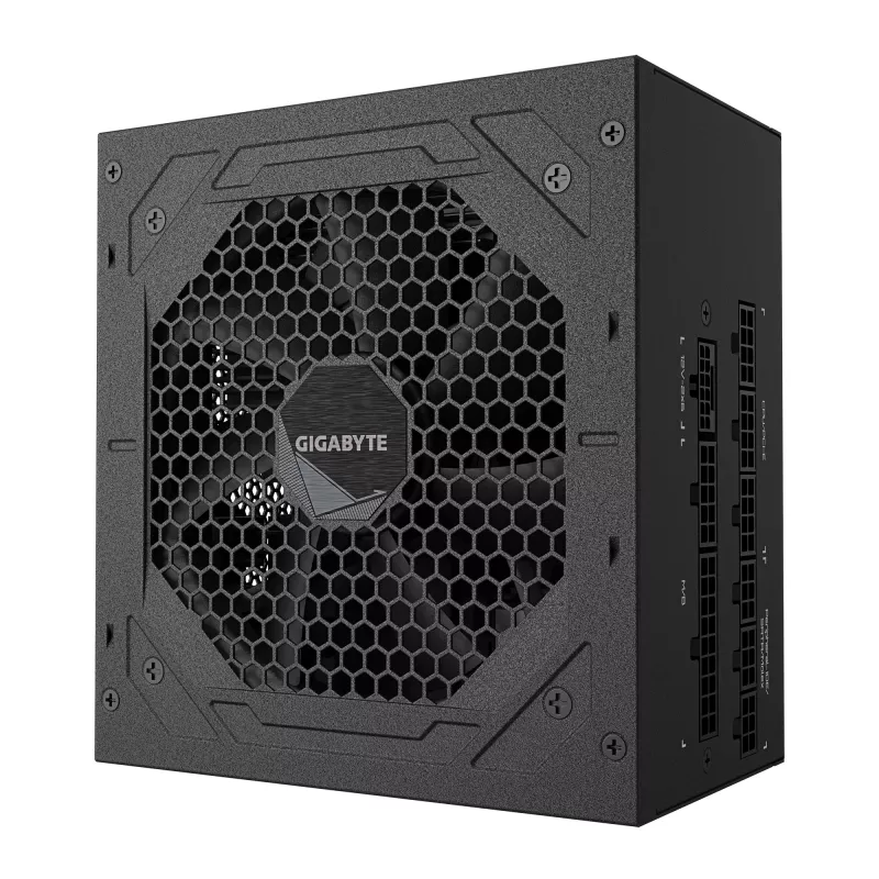 GIGABYTE UD750GM PG5 V2 barošanas bloks - PCIe Gen 5.1, 80 PLUS Gold, pilnībā modulārs, 120mm ventilators, ATX 3.1 saderīgs, EU kontaktdakša