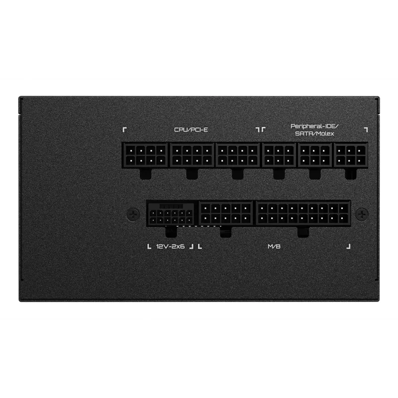 GIGABYTE UD750GM PG5 V2 barošanas bloks - PCIe Gen 5.1, 80 PLUS Gold, pilnībā modulārs, 120mm ventilators, ATX 3.1 saderīgs, EU kontaktdakša