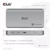 CLUB3D CSV-2563 5-1 Thunderbolt™ 5 Hub ar trīs video 5K60Hz Thunderbolt™ Share sertificēts 180W