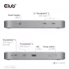 CLUB3D CSV-2563 5-1 Thunderbolt™ 5 Hub ar trīs video 5K60Hz Thunderbolt™ Share sertificēts 180W