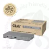 CLUB3D CSV-2563 5-1 Thunderbolt™ 5 Hub ar trīs video 5K60Hz Thunderbolt™ Share sertificēts 180W
