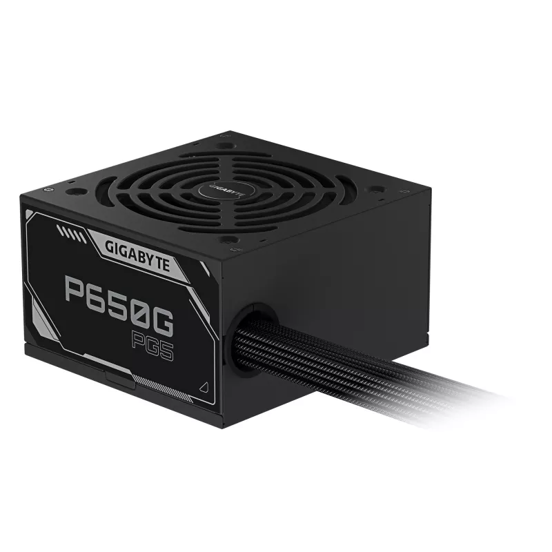 GIGABYTE P650G PCIE 5.1 datora barošanas avots, 650 W, 80 PLUS Gold, ATX 3.1