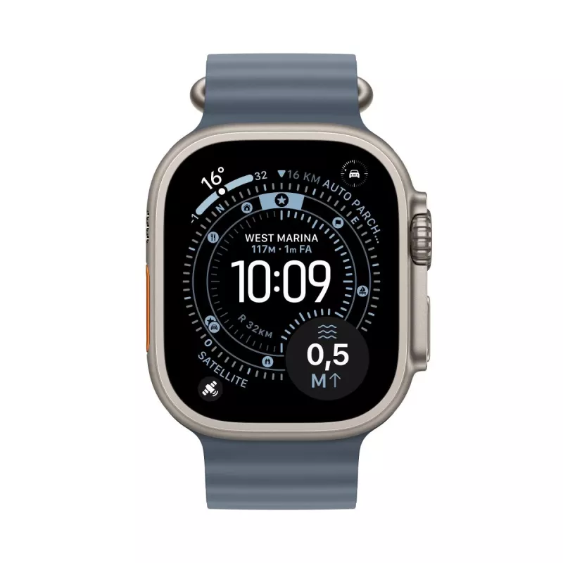 APPLE Watch Ultra 3 (2025) LTE 49mm titāna korpuss ar Ocean Blue siksniņu