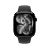 APPLE Watch Series 11 GPS 46mm Jet Black Aluminium korpuss ar Black Sport M/L siksniņu