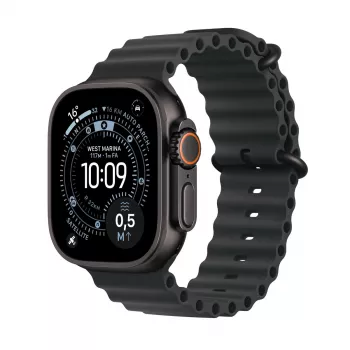 Viedpulkstenis Apple Watch Ultra 3 GPS + Cellular 49mm Black Titanium Case ar Black Ocean siksnu