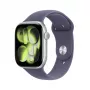 APPLE Watch Series 11 GPS 46mm sudraba alumīnija korpuss ar Purple Fog Sport S/m siksniņu