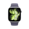 APPLE Watch Series 11 GPS 46mm sudraba alumīnija korpuss ar Purple Fog Sport S/m siksniņu