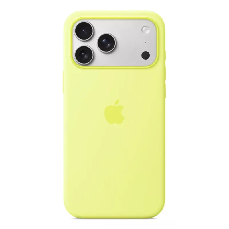 APPLE iPhone 17 Pro Max - Silikona Maciņš ar MagSafe - Neon Dzeltens