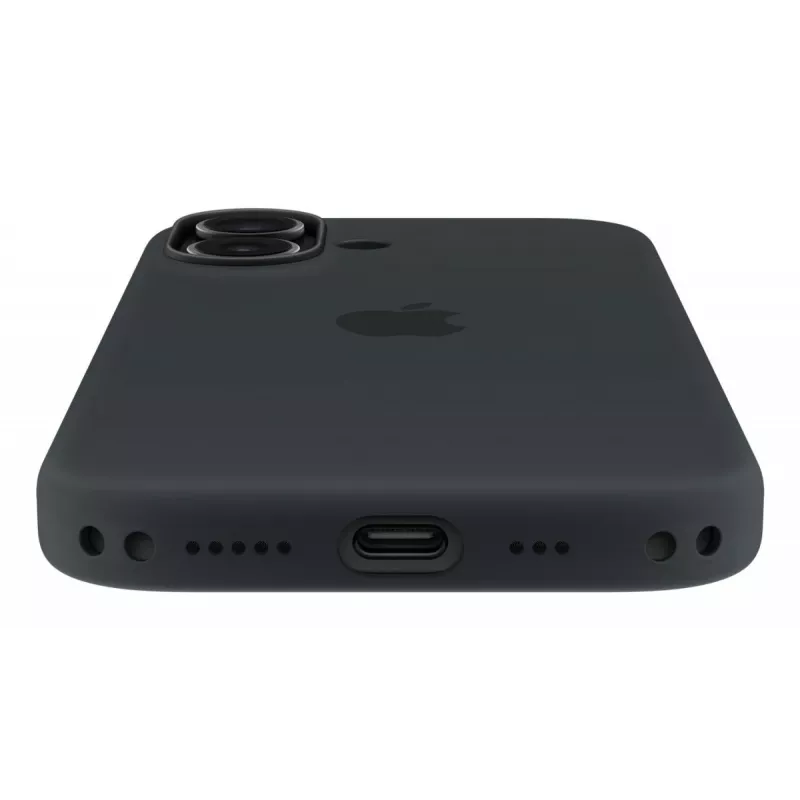 APPLE Silikona Maciņš ar MagSafe iPhone 17 Melns